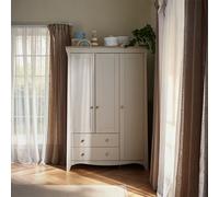 Clara 3 Door Triple Wardrobe - Cashmere & Ash