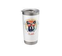 Clara Best Dog Mom Ever Funny Custom Personalized Name Stainless Steel Insulated Tumbler