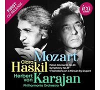 Clara Haskil; Philharmonia Orchestra; Herbert von Karajan - Mozart: Piano Concerto No. 20, Symphony No. 39, 9 Variations on a Minuet by Duport