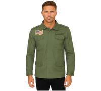 Clara Leather Jackets M65 JOHN RAMBO FIRST BLOOD MILITARY COAT US ARMY MEN JACKET 100% COTTON XS-4XL (XL)