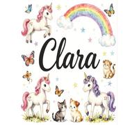 Clara Personalized Notebook: Contains select sheets w/inspirational quotes and is perfect for journaling, note taking, or just having fun and getting ... sized (8.5x11) perfect for notes or big jobs.