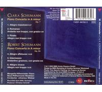 CLARA & ROBERT SCHUMANN: PIANO CONCERTOS NEW CD