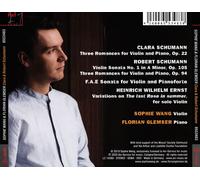 CLARA & ROBERT SCHUMANN-SCHUMANN / WANG / GLEMSER NEW CD