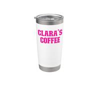 Clara's Coffee Clara Name Personalized Stainless Steel Insulated Tumbler