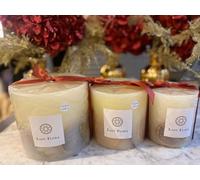 Clare Florist Dark Amber and Ginger Lily Small Candle - Single Wick, Scented, Festive, Christmas - Candle