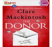 Clare Mackintosh Donor Paperback Book Clare Mackintosh Multicolor