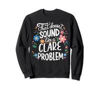 CLARE Personalized Cute Girls CLARE Name Sweatshirt