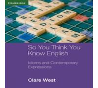 Clare West So You Think You Know English Paperback Book Clare West Multicolor