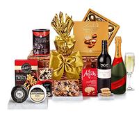 Claremont Wine Hamper - Premium Drinks Gift Set with Prosecco, Shiraz, Cheddar, Brie, Shortbread - Luxury Wine Gifts for Birthdays and Celebrations, from Regency Hampers