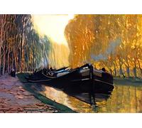 Clarence Gagnon photo A4 canal boat 1908
