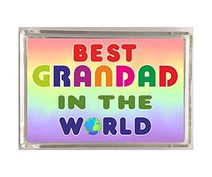 'Clare's Cosmetics' Gift For Grandad - Best In The World - Novelty Fridge Magnet Present
