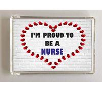 'Clare''s Cosmetics' Proud To Be A Nurse - Novelty Fridge Magnet - Gift or Present For Any Great Nurse
