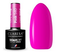 Claresa UV LED Nail Polish Collection Hybrid Manicure Soak Off Nail Polish Pink No. 540 5 ml
