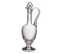 Claret Jug Wine Decanter Crystal and Hallmarked Sterling Silver Claret Wine Decanter Jug British Made by Broadway & Co. Gift Boxed