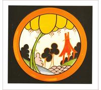 Clarice Cliff Summerhouse Greeting Card