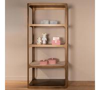 Claridge Shelving Unit - Brushed Gold - Ceramic