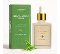 CLARIMOND Niacinamide Serum with a Touch of Green Tea scent, Hyaluronic Acid for Deep Hydration, Green Tea Extract for Calming and Soothing, Pore Refining and Oil Control. For All Skin Types.