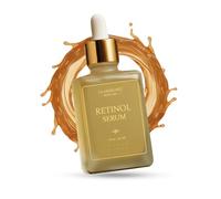 CLARIMOND Retinol Serum with a Touch of Santal Wood Scent, Enriched with Hyaluronic Acid for Deep Hydration, with Niacinamide and Aloe Vera for Calming and Brightening, Wrinkle Reduction.