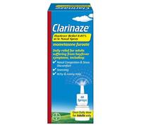 Clarinaze Hayfever Relief Nasal Spray, Prescription Strength, Effective Relief from Allergy Symptoms, mometasone furoate 0.05%, 60 Sprays.