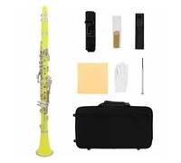 Clarinet 17 Key Bb Clarinet Bakelite Colored Woodwind Alto Reed With Case Musical Instrument Parts(9)