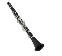 clarinet 17 Key Clarinet Bb Flat Wood Beginner Student Bakelite Tube Musical Instrument