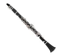 Clarinet ABS 17 Key BB Flat Binocular Clarinet With Gloves 10 Reeds Reed Case New Professional Clarinet (Color : Crimson)