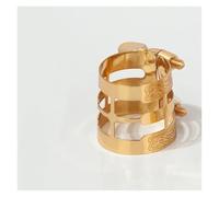 clarinet accessories 1 Piece Metal Vibration Pad Carving Mouthpiece Ligature For Bb Clarinet Suit For Pop Classical Jazz Musical Style(Carving)