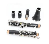 Clarinet Adult Bb Professional Clarinet 17 Key Hard Rubber Pipe Material Clarinete Instrument(H-2)