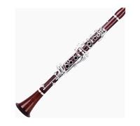 Clarinet Adult Clarinet B Flat Clarinet/Synthetic Wood Ebony Bakelite Black Wind Instrument Beginner Exam(Redwood)