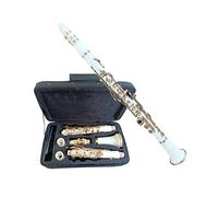Clarinet B Flat White Lacquered Gold 20-key Clarinet Wind Instrument Beginner Clarinet