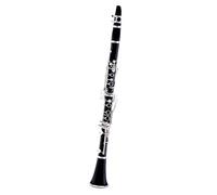 Clarinet Bakelite Clarinet Black Tube 17 Keys B Flat Brass Nickel-plated Professional Wind Instrument(503)