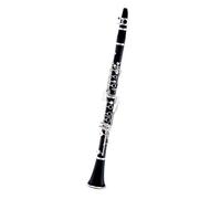 Clarinet Bakelite Clarinet Black Tube 17 Keys B Flat Brass Nickel-plated Professional Wind Instrument(501)