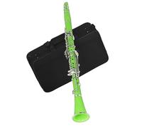 clarinet Bb Clarinet 17 Keys Wood Instrument ABS Resin Green Clarinet With Box