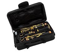 clarinet Bb Clarinet Lacquer Gold 17 Keys Black Clarinete Beginner Musical Instrument
