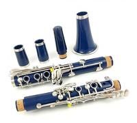 clarinet Bb Clarinet Musical Instrument Student 17 Keys Blue Clarinete With Case