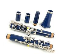 clarinet Beginner Clarinet 17 Keys Navy Blue Clarinet Instrument With Case