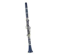 clarinet Beginner Student Musical Instrument Bb 17 Key Clarinet Instrument Nickel Silver ABS Body Material Clarinete (Color : Blue)