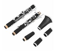 Clarinet Beginners 17key Bakelite Clarinet With Box Cleaning Cloth Woodwind Instrument Accessories