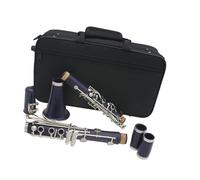 Clarinet Beginners Bb Clarinet Cupronickel 17 Keys Woodwind Instrument Resin Clarinet With Box Reed Musical Instrument Accessories