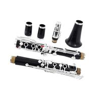 Clarinet Beginners Ebony WoodClarinet A Silver Plated 19 Keys Professional Clarinet Playing