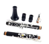 Clarinet Beginners Professional Ebony Clarinet A Tune 17 Key Silver Plated Copper Clarinet