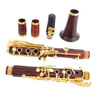 Clarinet Beginners Wood Professional Clarinet Bb Redwood Silver Plated Keys MaterialCopper-Nickel