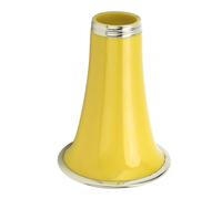 Clarinet Bell Replacement ABS Plastic Plated Metal Ring Clarinet Speaker Horn Tube Wind Instrument Accessory (CC30 Yellow)