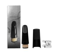 Clarinet Blowing Nozzle Professional Bb Clarinet Mouthpiece Adjustable Metal Snap With Plastic Cap For Beginner Practice