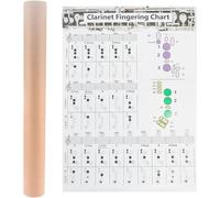 Clarinet Chord Chart Poster for Beginners - Large Size Fingering Practice Guide & Diagram Music Learning Aid