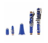 Clarinet Clarinet Bb 17 Keys Sky Blue Beginner With 2 Barrels