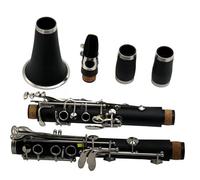 Clarinet Clarinet Black Tube Beginner Performance Exam Entry Level B Flat Bakelite Clarinet Nickel-plated Instrument