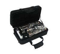 Clarinet Classical Falling Tune B Clarinet Drop Bb 17 Key Nickel Plated Playing Instrument W/Clarinet Bag Professional Clarinet