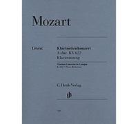 Clarinet Concerto A major KV 622 - clarinet and orchestra - piano reduction with solo part - (HN 729)