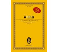 Clarinet Concerto No. 1: F Minor/F-Moll/Fa Mineur WeV N.11: pour clarinette et orchestre (urtext). op. 73. N.11. clarinet and orchestra. Partition d'étude. (Edition Eulenburg)